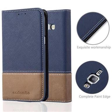 Samsung Galaxy J1 2015 Deksel Case Cover (blå)