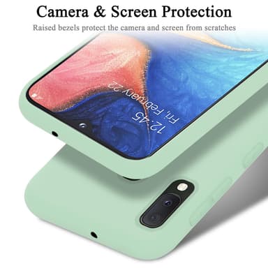 Samsung Galaxy A10e / A20e silikondeksel case (grønn)