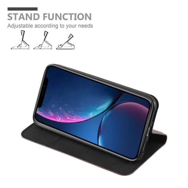 iPhone XR lommebokdeksel case (brun)
