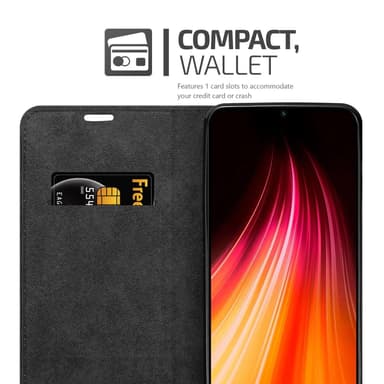 Xiaomi RedMi NOTE 8 lommebokdeksel case (brun)