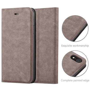 iPhone XR lommebokdeksel case (brun)