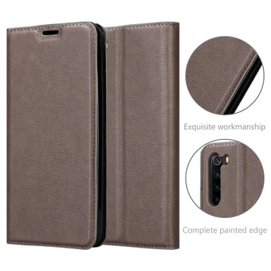 Xiaomi RedMi NOTE 8 lommebokdeksel case (brun)