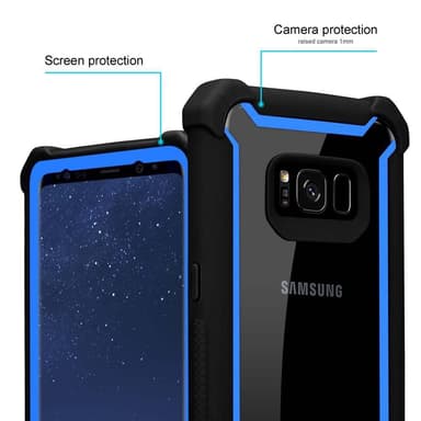 Samsung Galaxy S8 Deksel Case Cover (svart)