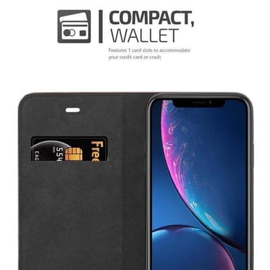 iPhone XR lommebokdeksel case (brun)