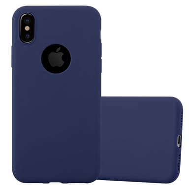 Deksel iPhone XS MAX Silikon cover (blå)