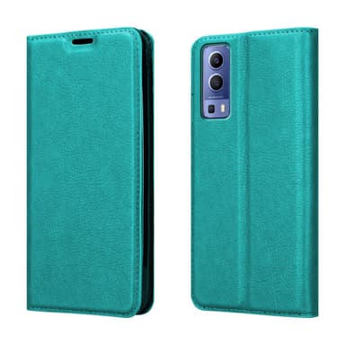 Vivo Y52 5G / Y72 5G lommebokdeksel case (turkis)