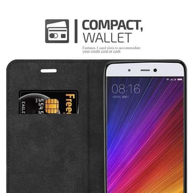 Xiaomi Mi 5s lommebokdeksel case (rød)