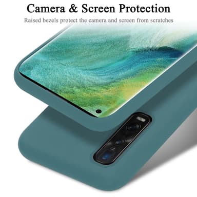 Oppo FIND X2 PRO silikondeksel case (grønn)
