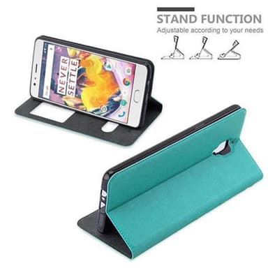 OnePlus 3 / 3T lommebokdeksel cover (turkis)