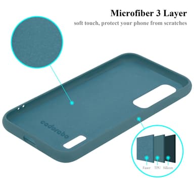 Oppo FIND X2 PRO silikondeksel case (grønn)