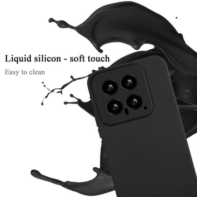 Xiaomi 14 silikondeksel case (Svart)