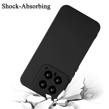 Xiaomi 14 silikondeksel case (Svart)
