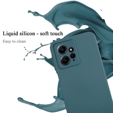 Xiaomi Redmi Note 12 4G silikondeksel case (Grønn)