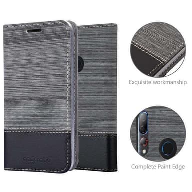HTC Desire 19 PLUS lommebokdeksel etui (grå)