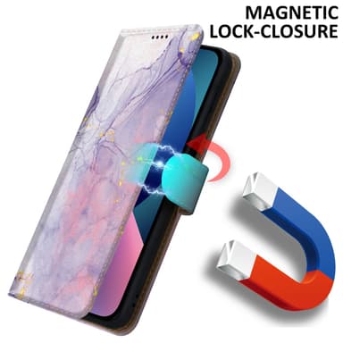 iPhone 14 PLUS lommebokdeksel etui (lilla)