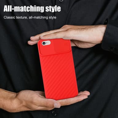 iPhone 6 / 6S silikondeksel case (rød)