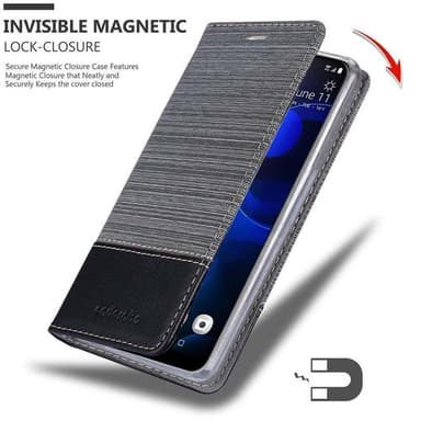 HTC Desire 19 PLUS lommebokdeksel etui (grå)