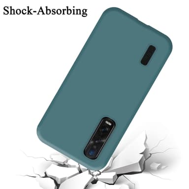 Oppo FIND X2 PRO silikondeksel case (grønn)