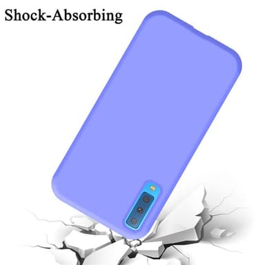 Samsung Galaxy A7 2018 silikondeksel case (lilla)