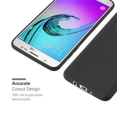 Deksel Samsung Galaxy J7 2016 Silikon cover (svart)