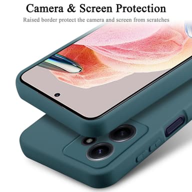 Xiaomi Redmi Note 12 4G silikondeksel case (Grønn)