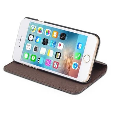Lommebokdeksel iPhone 6 / 6S case (brun)