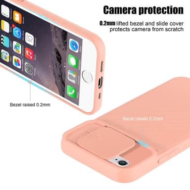 iPhone 6 / 6S silikondeksel case (rød)