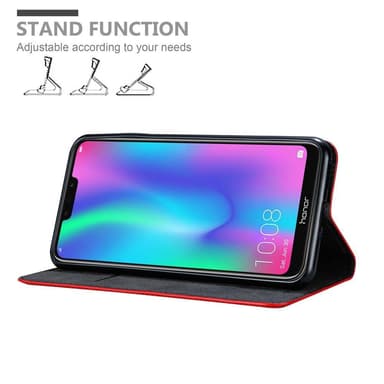 Honor 8C lommebokdeksel case (rød)