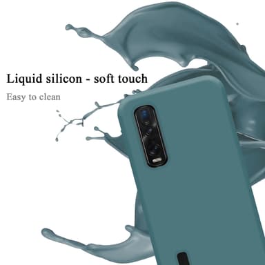 Oppo FIND X2 PRO silikondeksel case (grønn)