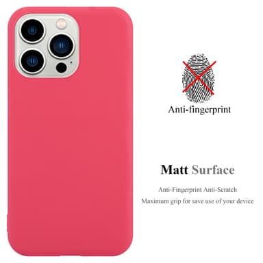 Deksel iPhone 14 PRO MAX Silikon cover (rød)