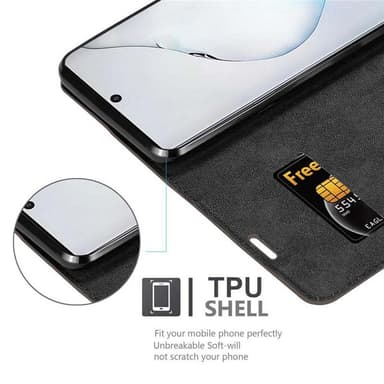 Samsung Galaxy NOTE 10 lommebokdeksel case (brun)