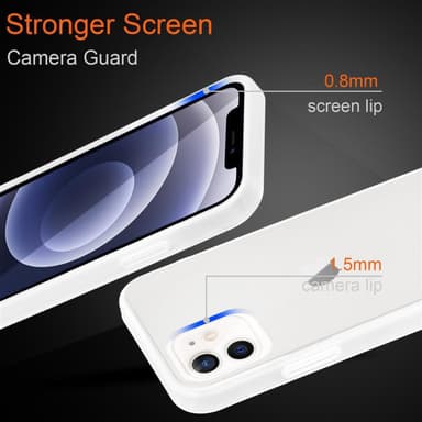 iPhone 12 / 12 PRO Deksel Case Cover (gjennomsiktig)