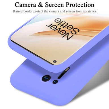 OnePlus 8 PRO silikondeksel case (Lilla)