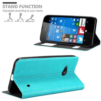 Nokia Lumia 550 lommebokdeksel cover (turkis)