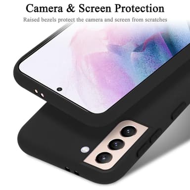 Samsung Galaxy S21 PLUS silikondeksel case (svart)