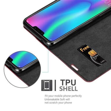 Honor 8C lommebokdeksel case (rød)
