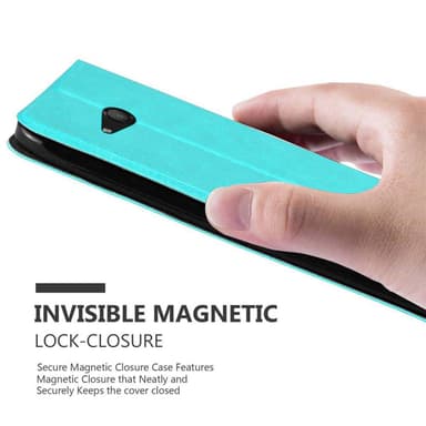 Nokia Lumia 550 lommebokdeksel cover (turkis)