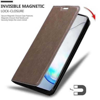 Samsung Galaxy NOTE 10 lommebokdeksel case (brun)