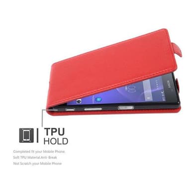 Sony Xperia X PERFORMANCE Deksel Cover Etui (rød)