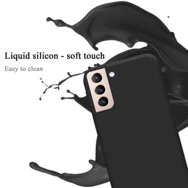 Samsung Galaxy S21 PLUS silikondeksel case (svart)