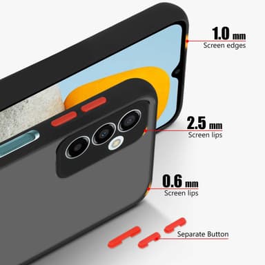 Samsung Galaxy M23 5G Deksel Case Cover (Svart)
