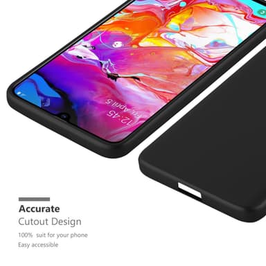 Deksel Samsung Galaxy A70 / A70s Case Cover (svart)
