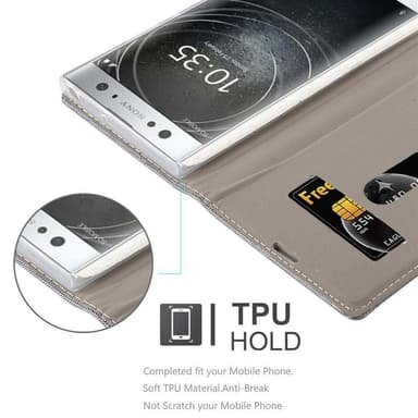 Sony Xperia XA2 ULTRA lommebokdeksel etui (grå)