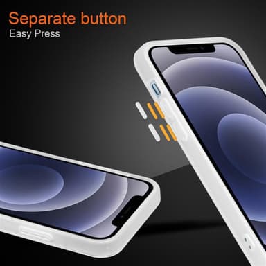 iPhone 12 / 12 PRO Deksel Case Cover (gjennomsiktig)