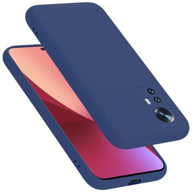 Xiaomi 12 / 12X silikondeksel case (blå)