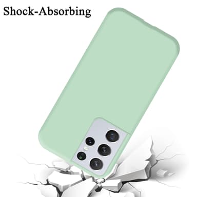 Samsung Galaxy S21 ULTRA silikondeksel case (grønn)