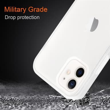 iPhone 12 / 12 PRO Deksel Case Cover (gjennomsiktig)