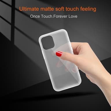 iPhone 12 / 12 PRO Deksel Case Cover (gjennomsiktig)