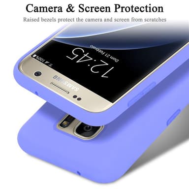 Samsung Galaxy S7 silikondeksel case (lilla)