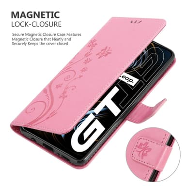 Realme GT / GT Neo 2T / Q3 PRO lommebokdeksel Blomster